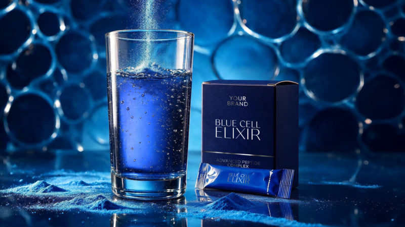 Blue Cell Elixir, nutricosmétique aux peptides