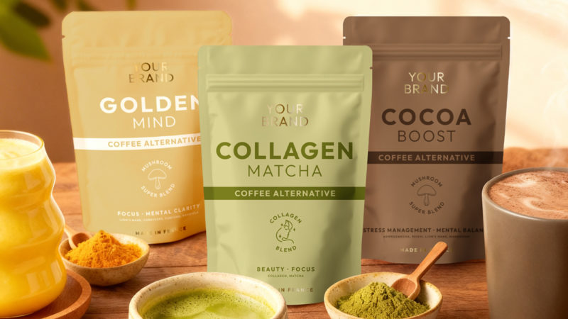 Développer vos boissons alternatives au café en doypacks