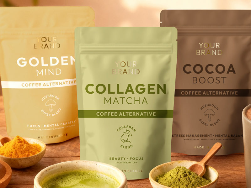 Développer vos boissons alternatives au café en doypacks